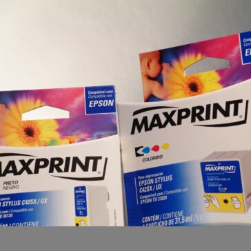 Cartuchos compatíveis da Maxprint oferecem opção mais barata para o usuário