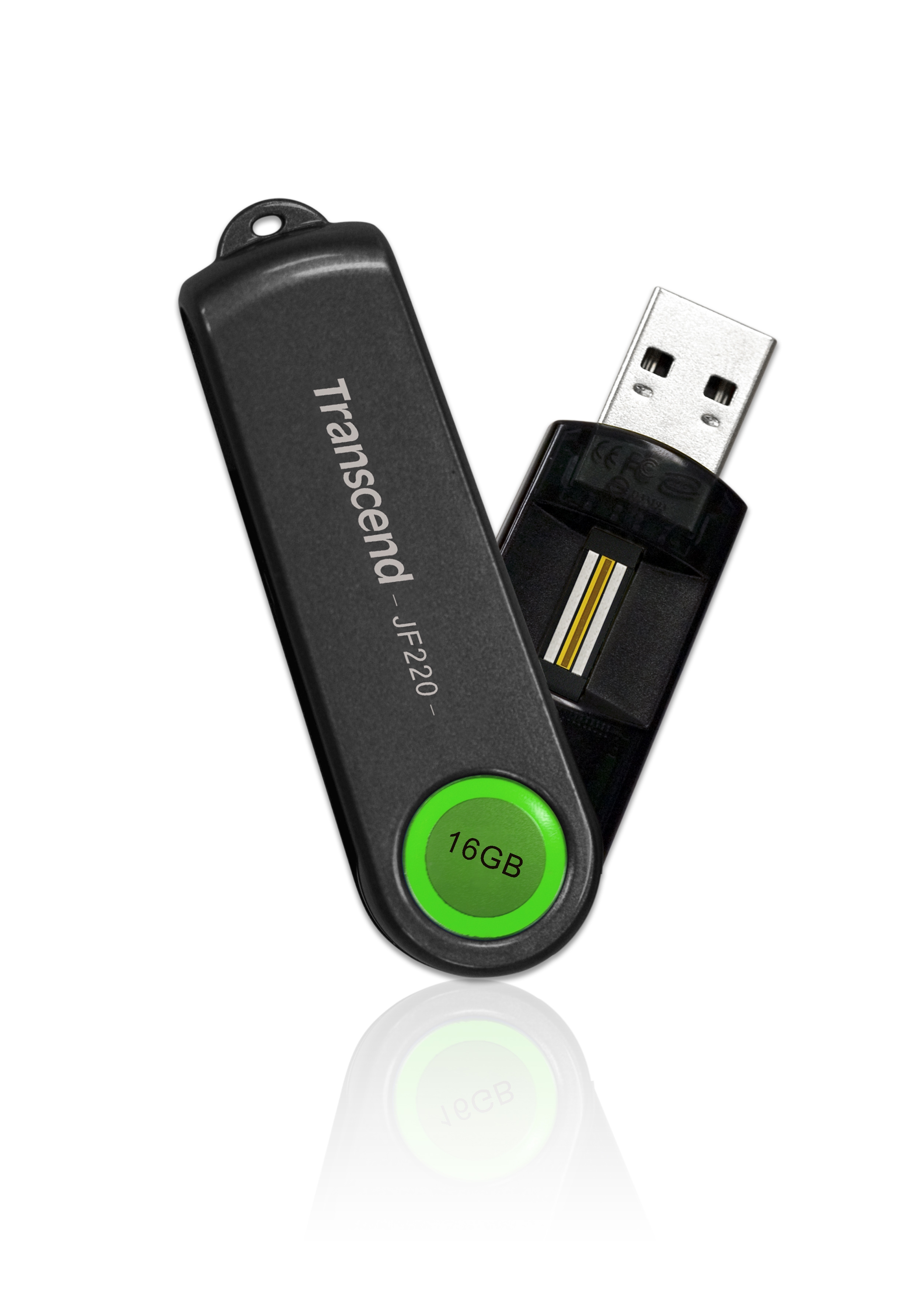 Защищенный usb диск. Transcend 16 GB USB 2.0.