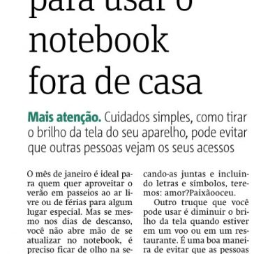 Segurança para usar o notebook fora de casa – Metro Grande Vitória – Página 15