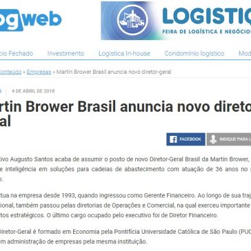 Martin Brower Brasil anuncia novo diretor-geral – Log Web