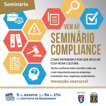 Instituto de Engenharia oferece seminário de Compliance – Imagem