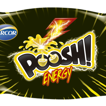 Arcor lança Poosh Energy Chicle e Pirulito