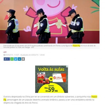 Peppa Pig, de símbolo subversivo a superestrela no Ano do Porco na China – Isto É (On-line)