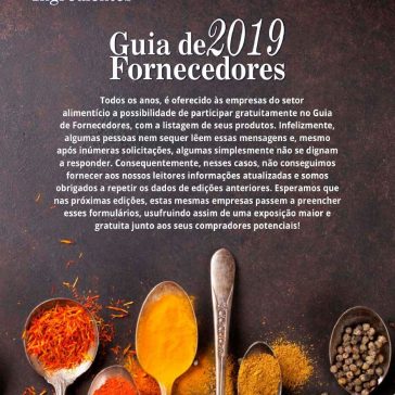 Guia de fornecedores 2019 – Food Ingredients Brasil