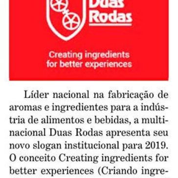 Duas Rodas reforça posicionamento com novo slogan – Food Ingredients Brasil