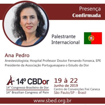 Especialista portuguesa apresenta conferência sobre opióides no Brasil