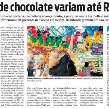 Ovos de chocolate variam até R$ 46 – Diário do Pará