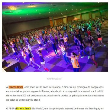 Está Chegando A Fitness Brasil! Saiba Como Garantir Presença Na Maior Feira Do Segmento – Webrun -Portal Corrida