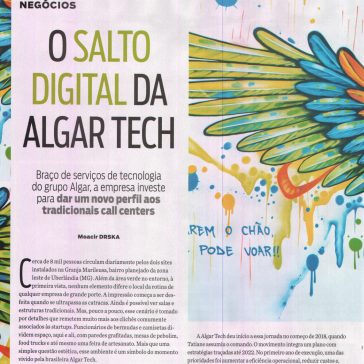 O SALTO DIGITAL DA ALGAR TECH- IstoÉ Dinheiro