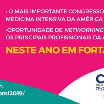 Congresso Brasileiro de Medicina Intensiva reúne mais de 200 palestrantes nacionais e internacionais