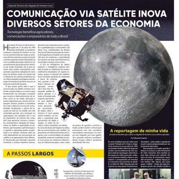 Comunicação via satélite inova diversos setores da economia- O Estado de S.Paulo