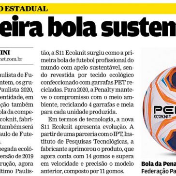 Primeira bola sustentável – Lance!