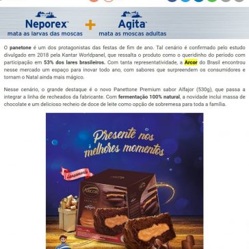 Arcor aposta em sabor Alfajor em seu novo Panettone Premium – MilkPoint