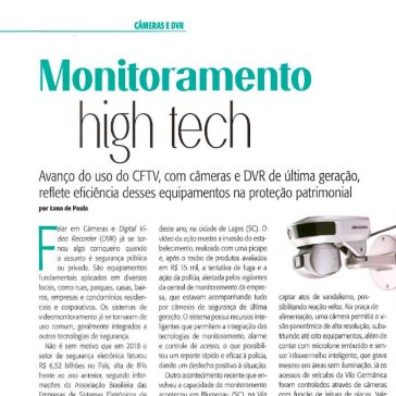 Monitoramento high tech – Revista Security