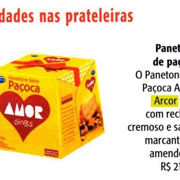 Panetone de paçoca Ana Maria Receitas (Revista Ana Maria)