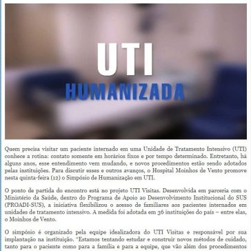 Simpósio discute benefícios da humanização nas UTIs – Jornal Ponto Inicial