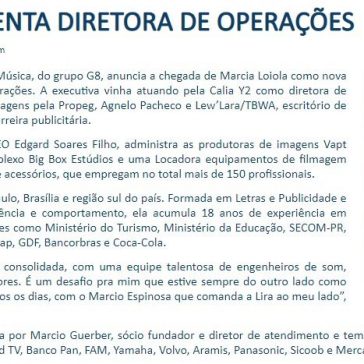 LIRA APRESENTA DIRETORA DE OPERAÇÕES – Blog do Adonis