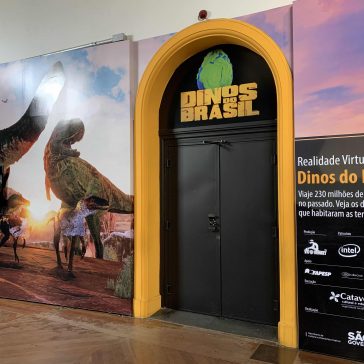 Mundo dos dinossauros é uma das maiores salas de realidade virtual do mundo