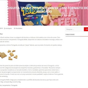 Tortuguita traz o primeiro wafer com formato do mercado – E-compare