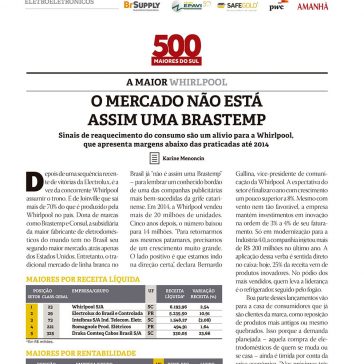 O mercado não está assim uma Brastemp – Amanhã