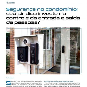 Segurança no condomínio: seu síndico investe no controle da entrada e saída de pessoas – Segurança Eletrônica