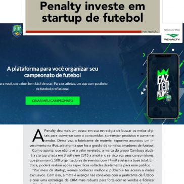 Penalty investe em startup de futebol – Máquina do Esporte