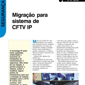 Migração para sistema de CFTV IP – RTI