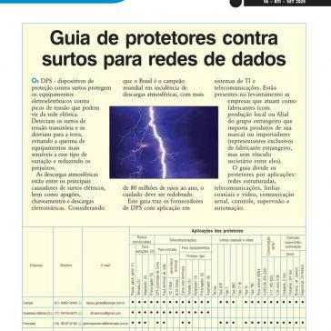 Guia de protetores contra surtos para redes de dados – RTI