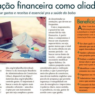 A educação financeira como aliada – Folha de S.Paulo