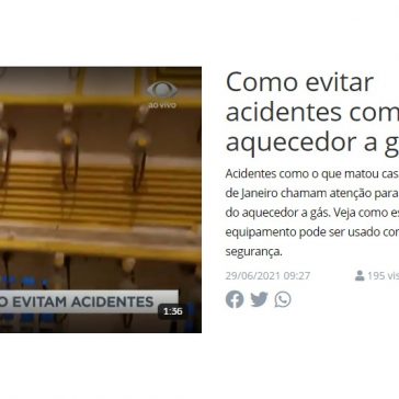 Como evitar acidentes com aquecedor a gás – Band Notícias