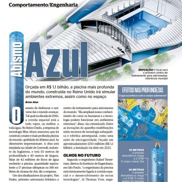 Abismo azul – Isto É