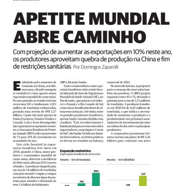 Apetite mundial abre caminho – Valor Setorial