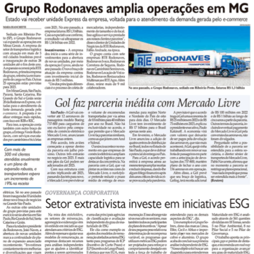 Grupo Rodonaves amplia operações em MG