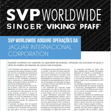 SVP Worldwide adquire operações da Jaguar Internacional Corporation