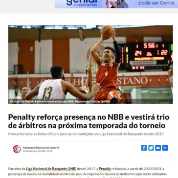 Penalty reforça presença no NBB e vestirá trio de árbitros na próxima temporada do torneio – Máquina do Esporte