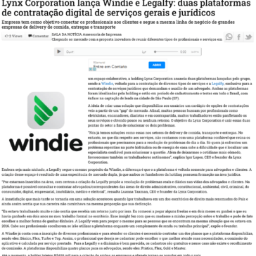 Lynx Corporation lança Windie e Legalfy: duas plataformas de contratação digital de serviços gerais e jurídicos – Itaquera em Notícias