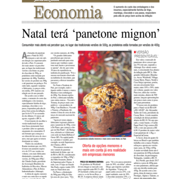 Natal terá ‘panetone mignon’