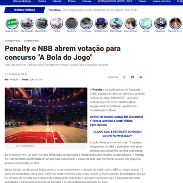 Penalty e NBB abrem votação para concurso “A Bola do Jogo” – A Gazeta Web