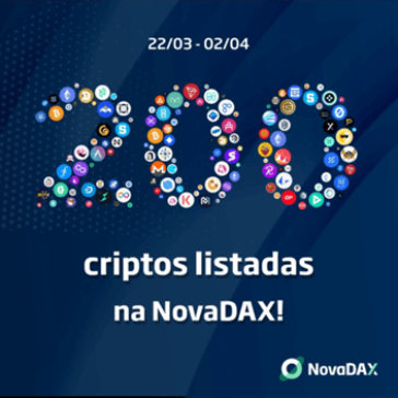 NovaDAX chega a 200 moedas listadas e realiza campanha de airdrop