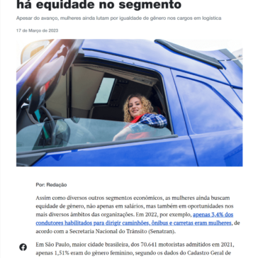 Mulheres conquistam espaço na logística brasileira, mas ainda não há equidade no segmento – Tecnologística