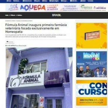 Fórmula Animal inaugura primeira farmácia veterinária focada exclusivamente em Homeopatia – São Carlos Dia e Noite