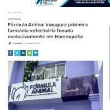 Fórmula Animal inaugura primeira farmácia veterinária focada exclusivamente em Homeopatia – Panorama PetVet