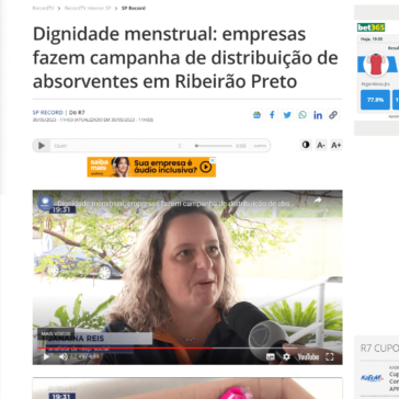 Dignidade menstrual: empresas fazem campanha de distribuição de absorventes em Ribeirão Preto – R7 – Notícias