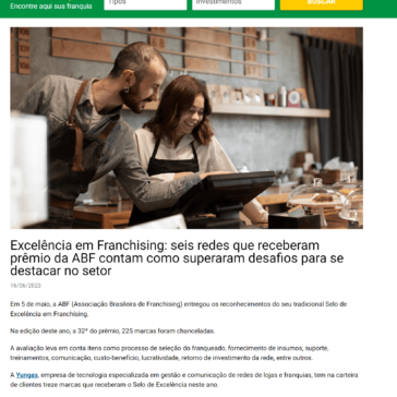 Excelência em Franchising: seis redes que receberam prêmio da ABF contam como superaram desafios para se destacar no setor – Portal do Franchising