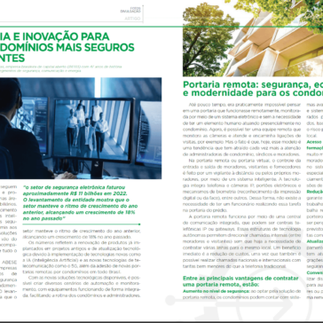 Tecnologia e inovação para criar condomínios mais seguros e inteligentes – Revista Segurança Inteligente 28