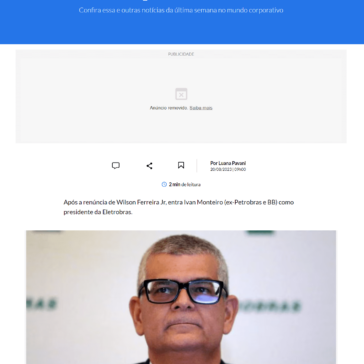 Alto Escalão: Eletrobras troca de presidente – Estadão