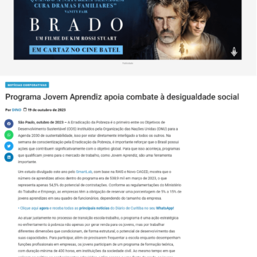 Programa Jovem Aprendiz apoia combate à desigualdade social – Diário de Curitiba