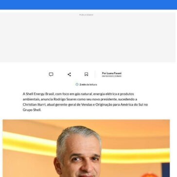 Alto Escalão: Shell Energy tem novo presidente – O Estado de S.Paulo]