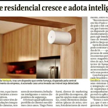 Setor de alarme residencial cresce e adota inteligência artificial – FOLHA DE S.PAULO