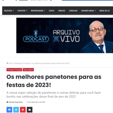 Os melhores panetones para as festas de 2023 – Prazeresdamesa.com.br